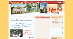 Desktop Screenshot of mairie-saintpaldemons.fr